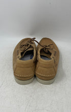 Load image into Gallery viewer, Clarks Mens Brown Leather Moc Toe Low Top Lace-Up Boat Shoes Size 9 M