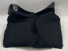 Load image into Gallery viewer, Unisex Black Adjustable Zipper Weighted Vest With Sandbag And Reflective Stripe