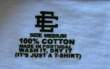 Load image into Gallery viewer, Eric Emanuel Mens White Cotton Short Sleeve Crew Neck Pullover T-Shirt Size M