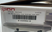 Load image into Gallery viewer, ION TTUSB05XL USB Turntable Vinyl Archiver Line Input Not Tested With Box