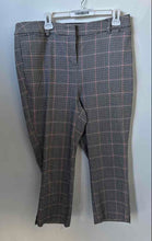 Load image into Gallery viewer, Lane Bryant Mens Black Pink Plaid Print Straight Leg Ankle Pant Size 14