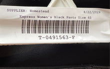 Load image into Gallery viewer, Express Womens Black Stretch Editor Barely Bootcut Leg Dress Pants Size 6S