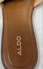 Load image into Gallery viewer, Aldo Womens Glaeswen Beige Open Toe Slip-On Flat Slide Sandals Size 8