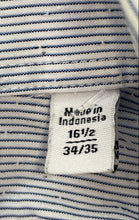 Load image into Gallery viewer, Calvin Klein Mens Light Blue Slim Fit Long Sleeve Collared Dress Shirt Size L
