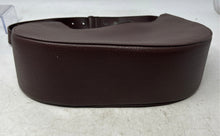 Load image into Gallery viewer, Steve Madden Womens Dark Brown Leather Zipper Shoulder Strap Hobo Bag