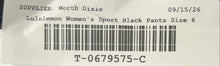 Load image into Gallery viewer, Lululemon Womens Black Elastic Waist Pull-On Sports Cropped Leggings Size 6