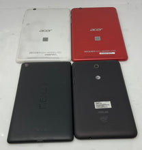 Load image into Gallery viewer, Lot Of 4 Pieces Assorted Mix Of Models Android Tablets Not Tested For Parts