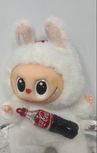 Load image into Gallery viewer, Replica Pop Mart The Monsters Coca-Cola Series White Labubu Keychain Plush Toy