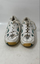 Load image into Gallery viewer, Nike Womens White Green Leather Lace-Up Low Top Sneaker Shoes Size 9