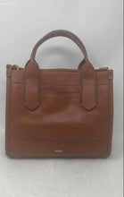Load image into Gallery viewer, Fossil Womens Kyler Brown Pebbled Leather Detachable Strap Magnetic Satchel Bag