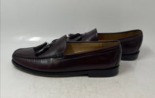 Load image into Gallery viewer, Cole Haan Mens Brown Leather Tassel Moc Toe Slip-On Loafer Shoes Size 11