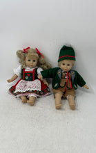 Load image into Gallery viewer, Boy And Girl Blonde Hair Multicolor Traditional Outfit Collector Fashion Dolls