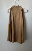 Load image into Gallery viewer, Chico's Womens Brown Knitted Long Sleeve Mock Neck Pullover Sweater Size 0