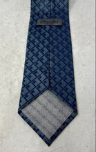 Load image into Gallery viewer, Tino Cosma Mens Blue Geometric Adjustable Formal Pointed Tie One Size