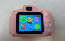 Load image into Gallery viewer, Kids Pink Compact Digital Camera Toy With Touchscreen & Buttons Untested