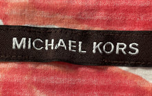 Load image into Gallery viewer, Michael Kors Mens White Red Palm Leaf Print Cotton Button-Up Shirt Size L