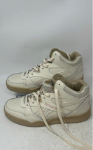 Load image into Gallery viewer, Reebok Womens Galaxy Beige Leather Lace-Up Low Top Sneaker Shoes Size 8.5