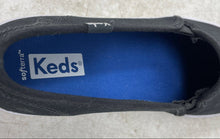 Load image into Gallery viewer, Keds Womens Double Decker WF63480 Black White Slip-On Sneakers Shoes Size 8