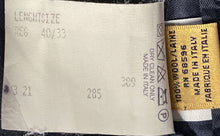 Load image into Gallery viewer, Donna Karan Mens Black Long Sleeve Notch Lapel Three-Button Blazer Size 40/33R