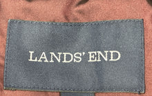 Load image into Gallery viewer, Lands' End Womens Burgundy Long Sleeve Full Zip Pockets Hooded Puffer Coat Sz S