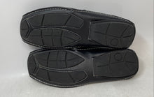 Load image into Gallery viewer, Steve Madden Mens Novo Black Leather Moc Toe Slip-On Driving Loafer Shoes Sz 13