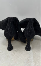 Load image into Gallery viewer, Aldo Womens Taylah Black Pointed Toe Crystal Studded Mid-Calf Booties Size 7.5