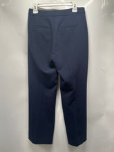 Load image into Gallery viewer, Banana Republic Womens Blue Flat Front Pockets Straight Leg Dress Pants Size 4