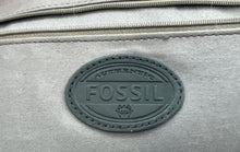 Load image into Gallery viewer, Fossil Unisex Gray Black Zipper Adjustable Strap Inner Pocket Backpack