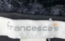 Load image into Gallery viewer, Francesca’s Womens Black Floral Sleeveless Pullover Fit And Flare Dress Size L