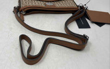 Load image into Gallery viewer, Tommy Hilfiger Womens Penny Brown Monogram Crossbody Bag With Card Case W/Tags