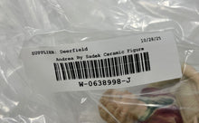 Load image into Gallery viewer, Andrea By Sadek Colonial-Style Sitting Man Holding Birdhouse Ceramic Figurine