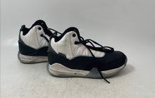 Load image into Gallery viewer, AND 1 Kids Black White Blue Lace-Up High Top Basketball Shoes Size 1Y