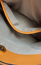 Load image into Gallery viewer, Nine West Womens Orange Leather Inner Pocket Tassel Double Handle Shoulder Bag