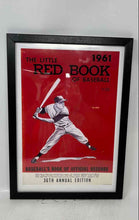 Load image into Gallery viewer, The Little Red Book Of Baseball 1961 36th Annual Edition Framed Poster