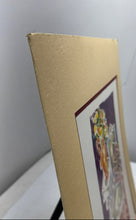 Load image into Gallery viewer, Floral Vase On Table And A Pillow Signed Wall Poster Art Painting By Joyce S.