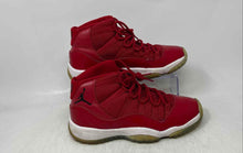 Load image into Gallery viewer, Nike Boys Air Jordan 11 378038-623 Red Lace-Up Mid Top Sneakers Shoes Size 4.5Y