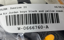 Load image into Gallery viewer, Nike Boys Air Jordan 1 Retro High OG AQ2665-711 Black Yellow Sneaker Shoes Sz 9C