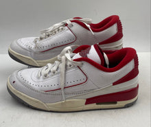Load image into Gallery viewer, Authentic Nike Mens Air Jordan 2/3 White Red Basketball Sneakers Shoes Size 8