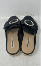 Load image into Gallery viewer, Karl Lagerfeld Womens Black Round Toe Slip-On Mule Sandals Size 9M