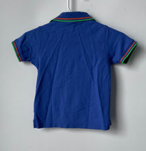Load image into Gallery viewer, Psycho Bunny Boys Blue Pima Cotton Logo Patch Short Sleeve Polo Shirt Sz XS 5-6