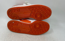 Load image into Gallery viewer, Adidas Girls Forum Low IG3794 White Orange Leather Lace-Up Sneakers Shoes Sz 5.5