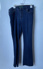 Load image into Gallery viewer, Lauren Ralph Lauren Womens Blue Denim Dark Wash Pockets Bootcut Leg Jeans Size 8