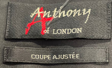 Load image into Gallery viewer, Anthony Of London Mens Black Cotton Collared Long Sleeve Dress Shirt Size 15/38