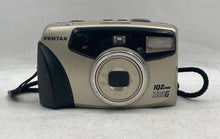 Load image into Gallery viewer, Pentax IQZoom 105G Gold-Tone Point & Shoot Film Camera Not Tested