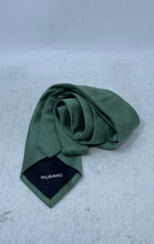 Load image into Gallery viewer, Murano Mens Green Textured Adjustable Formal Pointed Tie One Size
