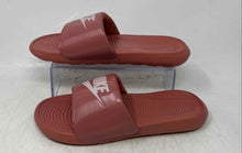 Load image into Gallery viewer, Nike Womens Victori One Pink White Open Toe Slip-On Slide Sandals Size 8
