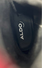 Load image into Gallery viewer, Aldo Mens Zayro Black Leather Lace-Up Triple Buckle Ankle Biker Boots Size 9