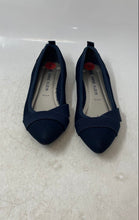 Load image into Gallery viewer, Anne Klein Womens Oalise Dark Blue Almond Toe Slip-On Ballet Flats Size 7