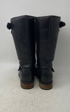 Load image into Gallery viewer, UGG Womens Chancery 1009211 Black Leather Side Zip Mid-Calf Riding Boots Size 7