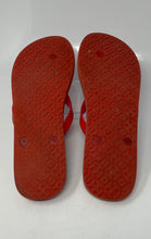 Load image into Gallery viewer, Authentic Tory Burch Womens Red Printed Slip-On Flip-Flop Sandals Size 8
